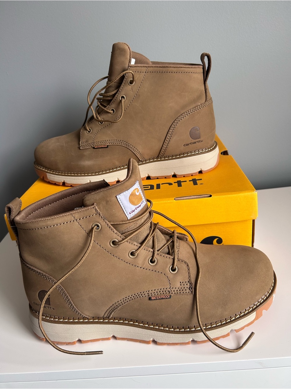 Carhartt Men’s Tan Chukka Work Boots